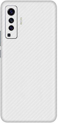 Vcare GadGets Vivo X50 Mobile Skin(White Carbon)