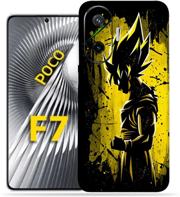 OggyBaba OggyBaba Poco F7 5g Mobile Skin(Goku Yellow)