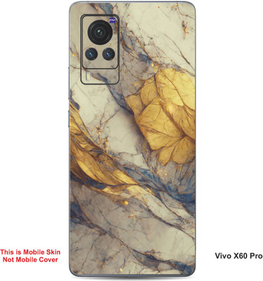VYBE The Smart Choice Vivo X60 Pro Abstract Embossed Mobile Skin(Vanilla 11)