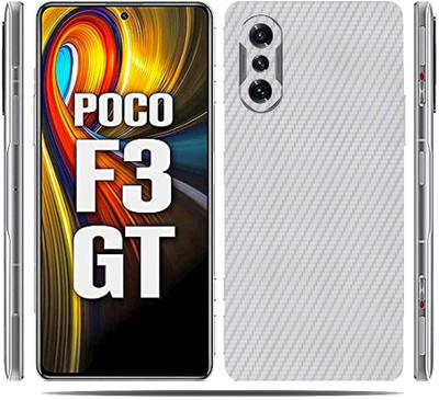 TJ CREATION POCO F3 GT 5G, Transparent Carbon Fiber, poco f3 gt 5g Mobile Skin(Ultra Super Transparent Carbon Fiber Skin With High Matte Finish.)