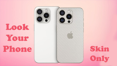 AsSkin iphone 16 pro max Mobile Skin(White)