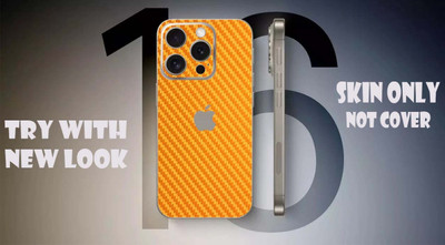 TJ CREATION Apple iPhone 16 Pro Mobile Skin(golden)