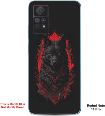 VYBE The Smart Choice Redmi Note 11 Pro Lion Embossed Mobile Skin(Brownish Orange 20)