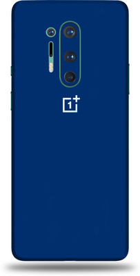 AsSkin Oneplus 8Pro Mobile Skin(Dark Blue Matte Skin With Glossy Matte Finish.)