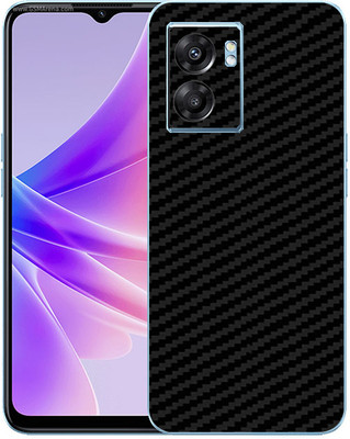 candeal mart Oppo K10 5G Back skin sticker / Vinyl wrap / Protective film Mobile Skin Mobile Skin(Black, Carbon fiber)