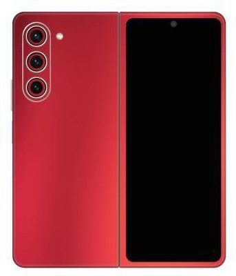 Vcare GadGets Samsung Galaxy Z Fold 5 5G Mobile Skin(Red)