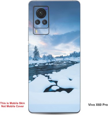 VYBE The Smart Choice Vivo X60 Pro Naturel Mobile Skin(Celestial Blue 11)