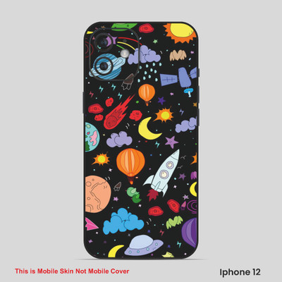 VYBE The Smart Choice iPhone 12 Universal Mobile Skin(Marigold Yellow 2)