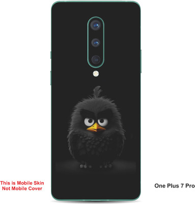 VYBE The Smart Choice One Plus 7 Pro Angry Bird Embossed Mobile Skin(Iridium 16)