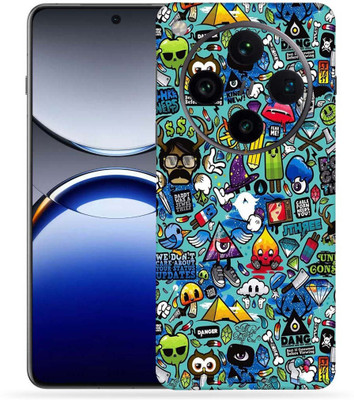 OggyBaba OggyBaba Oppo Find x8 pro 5g Mobile Skin(Cyberpunk-Yellow-Black)