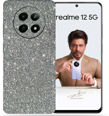 OggyBaba Realme 12 5g Mobile Skin(Grey Glitter)