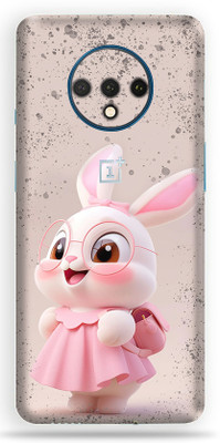 AsSkin Oneplus 7T Mobile Skin(Little Bunny Back Skin With High Matte Finish)