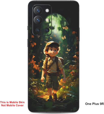 VYBE The Smart Choice One Plus 9R Tom & Jerry Embossed Mobile Skin(Dark Slate Grey 21)