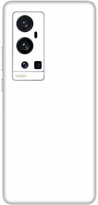 Vcare GadGets Vivo X60 Pro Plus Mobile Skin(White Jet)