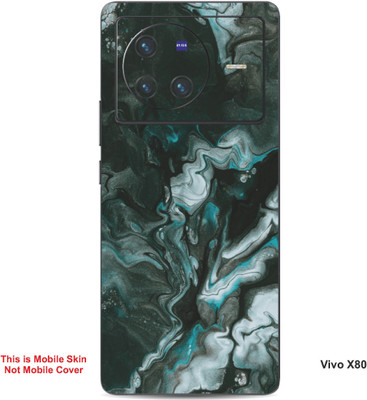 VYBE The Smart Choice Vivo X80 Abstract Embossed Mobile Skin(Opal 14)