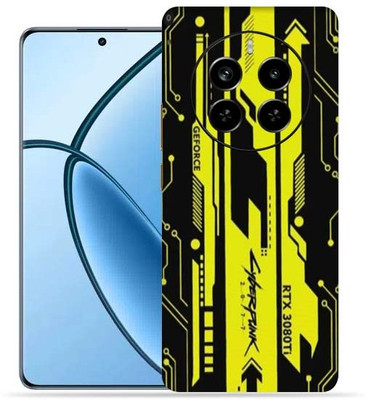 OggyBaba Realme P1 pro 5g Mobile Skin(Cyberpunk Yellow Black)