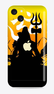 SkinoMania Apple i phone 15 Plus Mobile Skin(Om-Shiva Multicolor Mobile Skin)