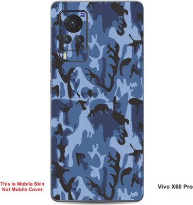 VYBE The Smart Choice Vivo X60 Pro Camouflage Embossed Mobile Skin(Pickled Bluewood 11)