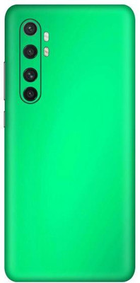 Vcare GadGets Mi Note 10 Lite Mobile Skin(Metallic Light Green Shining)