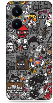 SkinoMania Vivo Y22 Mobile Skin(Multicolor Zombie Graffiti)