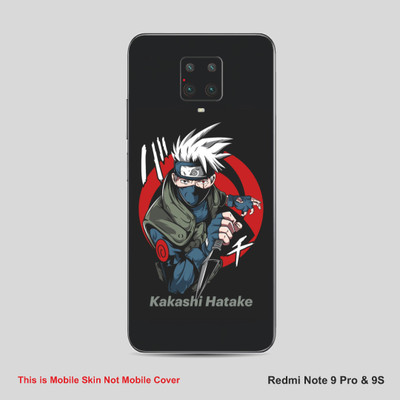 VYBE The Smart Choice Redmi Note 9 Pro & 9S Kakashi Mobile Skin Mobile Skin(Camouflage Black B34)