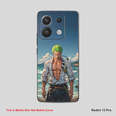 VYBE The Smart Choice Redmi 13 Pro Zoro Mobile Skin Mobile Skin(Metallic Blue B27)