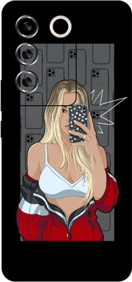 AMTHA AMTHA VIVO V27 5G Premium Vinyl Mobile Skin(Multicolor)
