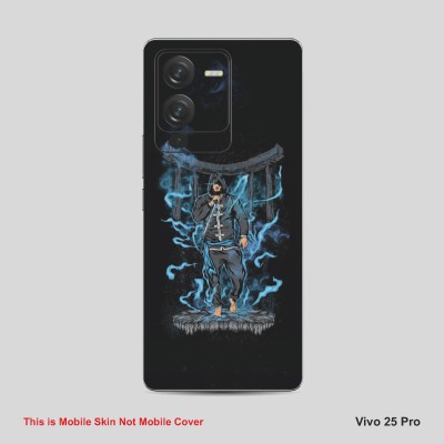 VYBE The Smart Choice Vivo V25 Pro Hidden Face Mobile Skin Mobile Skin(Bluish Cyan A33)