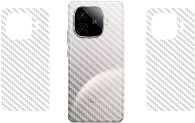 SCREENIX IQOO NEO 10R 5G, || 3D CARBON FIBER BACK LAMINATION || (PACK OF 2) Mobile Skin(TRANSPARENT)