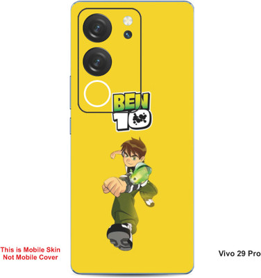 VYBE The Smart Choice Vivo 29 Pro Ben 10 Embossed Mobile Skin(Golden Yellow B2)