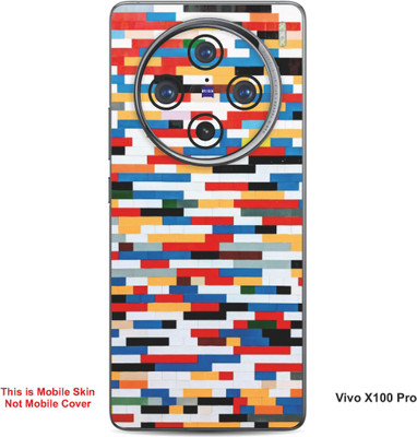 VYBE The Smart Choice Vivo X100 Pro Pattern Embossed Mobile Skin(Rose Madder 19)