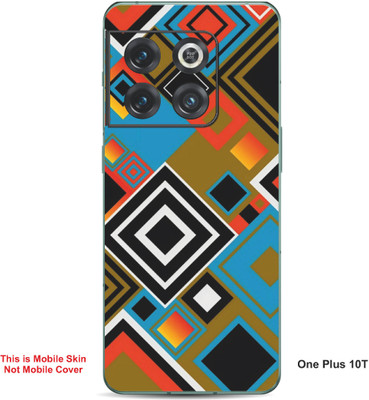 VYBE The Smart Choice One Plus 10T Pattern Embossed Mobile Skin(Sandy Taupe A10)