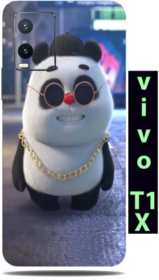 BugguSkin Vivo T1x Mobile Skin(Ultra Super Happy Panda Skin With High Matte Finish.)
