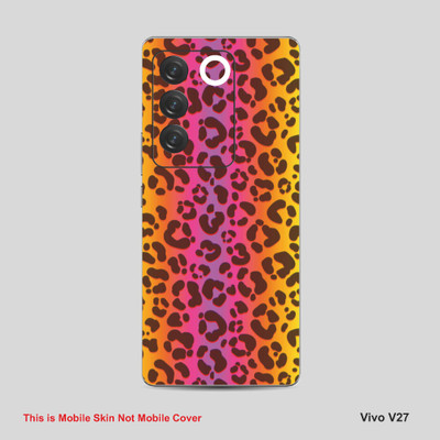 VYBE The Smart Choice Vivo V27 Pattern Mobile Skin Mobile Skin(Multi ColourCT21)