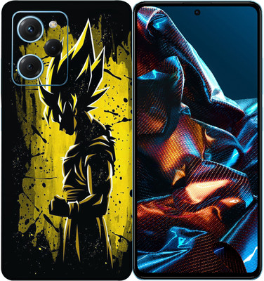 SkinoMania POCO X5 Pro 5G Mobile Skin(Multicolor Goku-Yellow)
