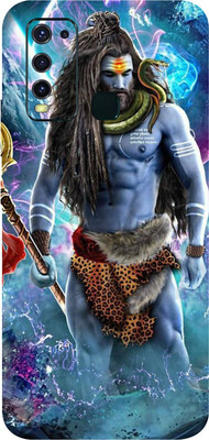 LAMHA vivo Y30 Mobile Skin(Ultra Super Mahadev Skin With High Mattte Finish.)