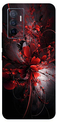 AsSkin Vivo V23e 5G Mobile Skin(Red Flower Mobile Skin WIth High Matte Finish)