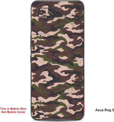 VYBE The Smart Choice Asus Rog 5 Camouflage Embossed Mobile Skin(Judge Grey 1)