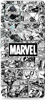 SkinoMania vivo V40 5G Ultra Premium Vinyl Mobile Skin (Multicolor) Mobile Skin(Marvel-Comic)
