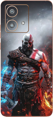 yug emporium MotorolaEdge 40Neo Kratos GodOf WarLeather PremiumTheme FullBack & Side Coverage Mobile Skin(Multicolor)