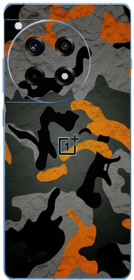 TJ CREATION OnePlus 12 5G Mobile Skin(Ultra Super Coal Black Leather Skin With High Mattte Finish......)