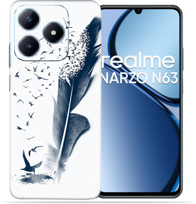 OggyBaba OggyBaba Realme Narzo N63 Mobile Skin(Feather Art)
