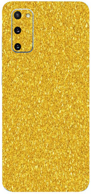 AsSkin Samsung Galaxy S20 FE, samsung galaxy s20 fe, Samsung Mobile Skin(Ultra Super Golden Glitter With High Matte Finish.Skin..)