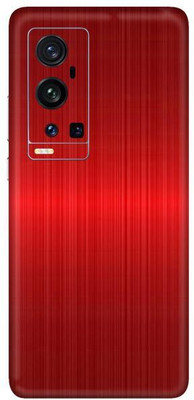 Vcare GadGets Vivo X60 Pro Plus Mobile Skin(Red Titanium)