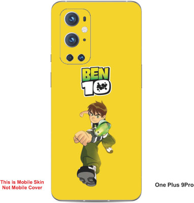VYBE The Smart Choice One Plus 9 Pro Ben 10 Embossed Mobile Skin(Golden Yellow 20)
