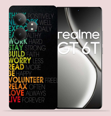 OggyBaba Realme GT 6T 5g Mobile Skin(Motivated Quotes)