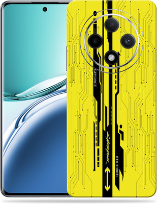 SkinoMania oppo f27 pro plus 5g Premium Vinyl Mobile Skin (Multicolor) Mobile Skin(Yellow-CyberPunk)