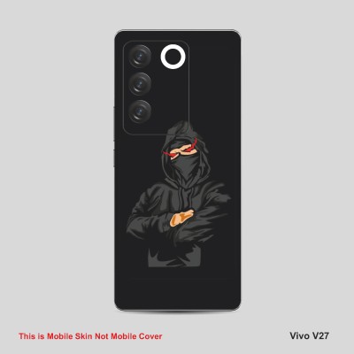 VYBE The Smart Choice Vivo V27 Horror Mobile Skin Mobile Skin(Dune Black A36)