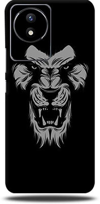 Mclaxa VIVO Y02 4G, Black Lion For Vivo Y 02 4g, vivo y02 4g Mobile Skin(Black Lion (Mobile Skin With camera protector (Back + Camera + Side))