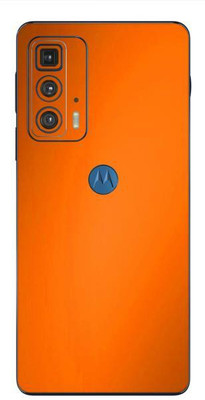 Vcare GadGets Moto Edge 20 Pro Mobile Skin(Orange)